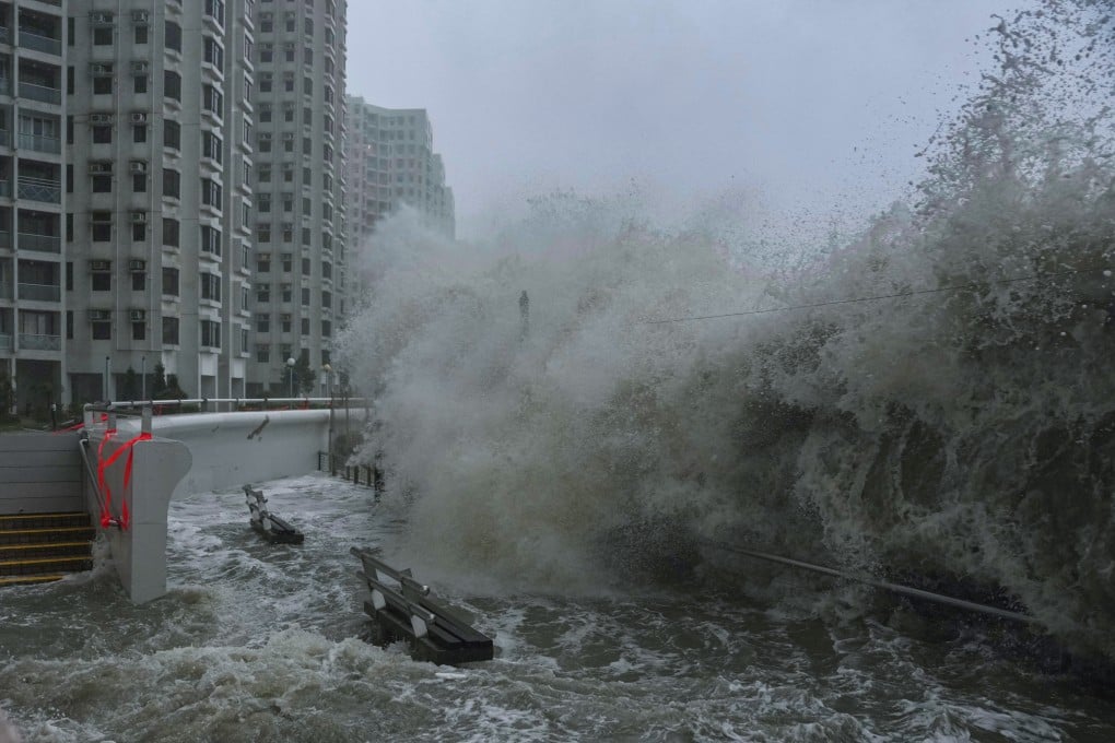 Ragasa was the second category 10 typhoon in Hong Kong this year. Photo: Karma Lo