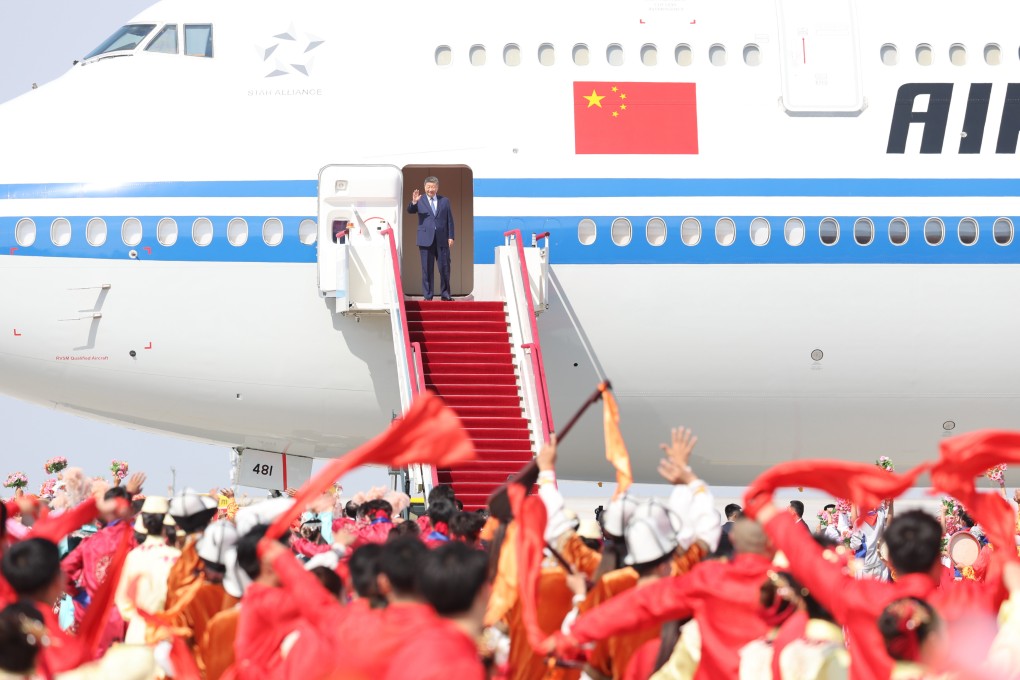 Xi Jinping is first Chinese president to attend Xinjiang anniversary celebration. Photo: Xinhua