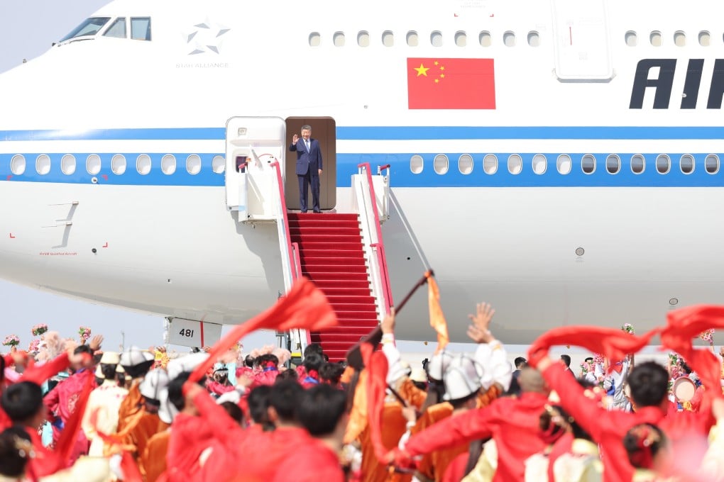 Xi Jinping is first Chinese president to attend Xinjiang anniversary celebration. Photo: Xinhua