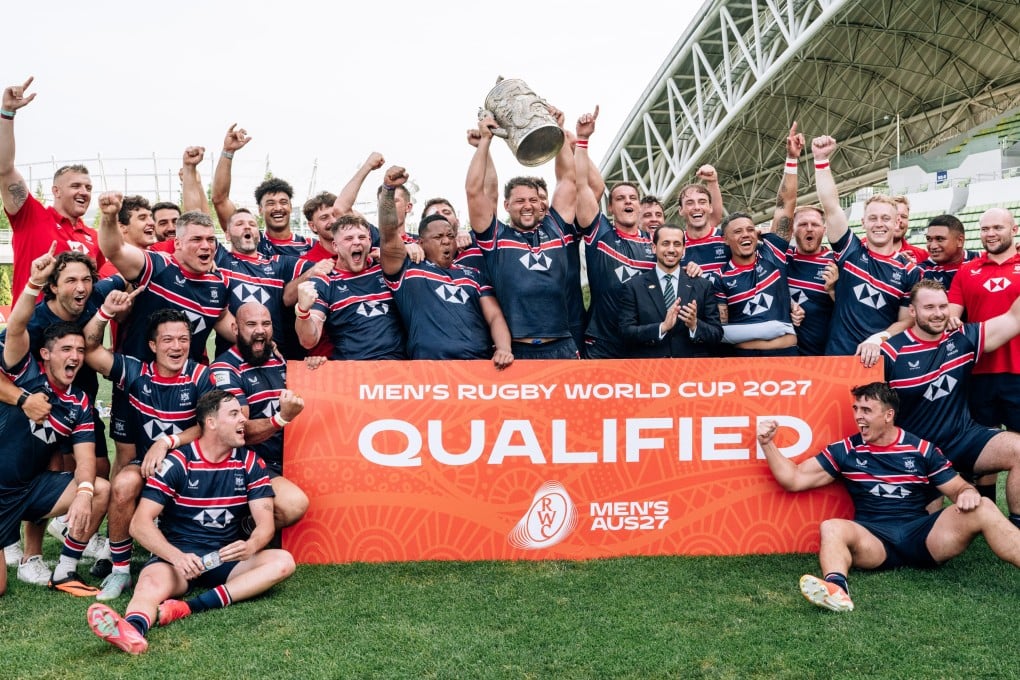 Hong Kong earned their World Cup place by beating South Korea to clinch the Asia Rugby Championship in Incheon in July. Photo: HKCR