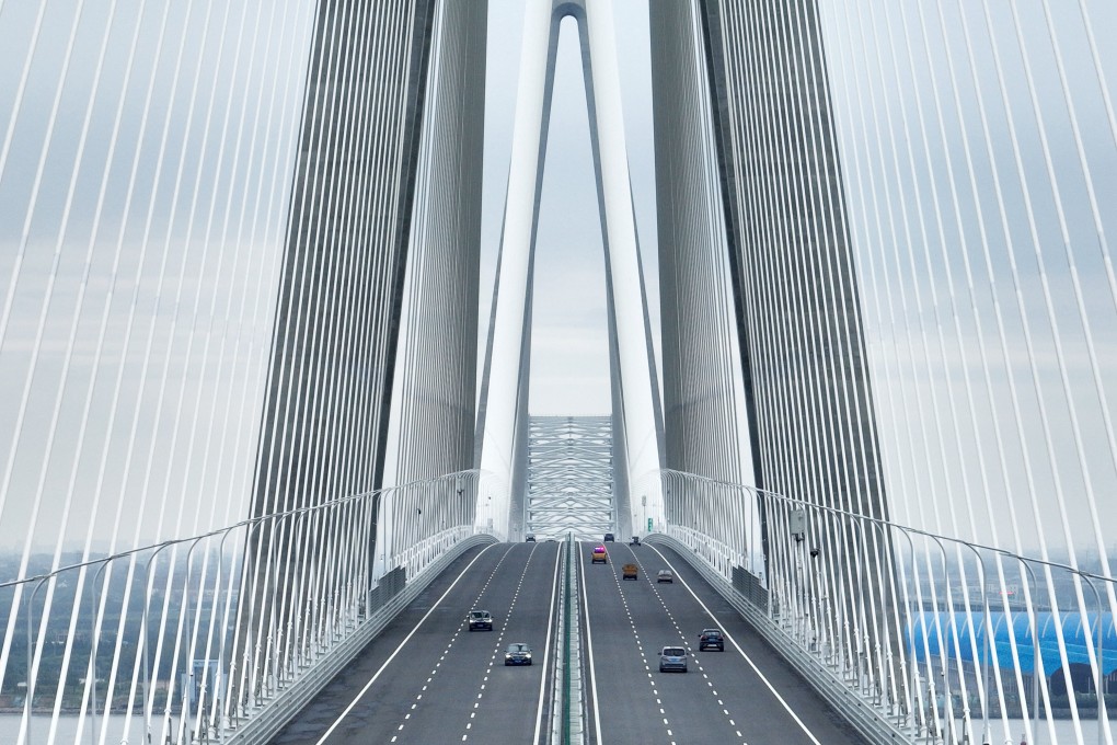 The Changtai Yangtze River Bridge started operating on Tuesday, September 9. Photo: Xinhua