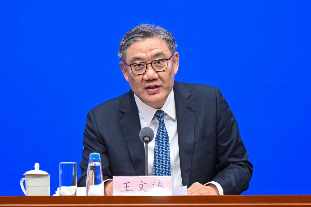 Minister of Commerce Wang Wentao, seen here at a press conference in July, convened a round-table meeting in New York this week with executives from more than a dozen Chinese companies operating in the US. Photo: Xinhua