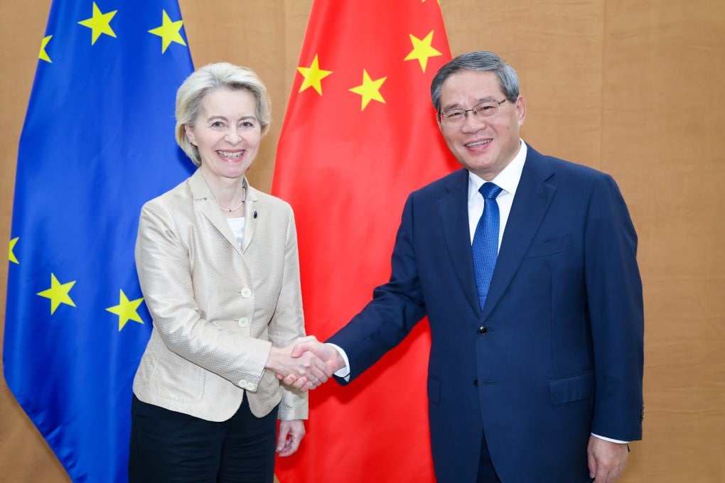 Chinese Premier Li Qiang meets with European Commission President Ursula von der Leyen in New York on Wednesday. Photo: Xinhua