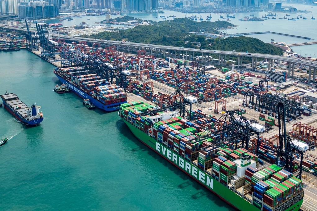 Hong Kong’s Kwai Chung Container Terminal. Photo: Eugene Lee