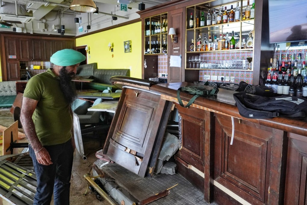 Bacaba owner Satpal Singh estimates he has suffered at least HK$3 million in damages. Photo: Elson Li