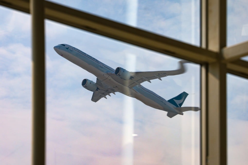 A Cathay Pacific Airways plane takes off from Hong Kong airport. Photo: Dickson Lee