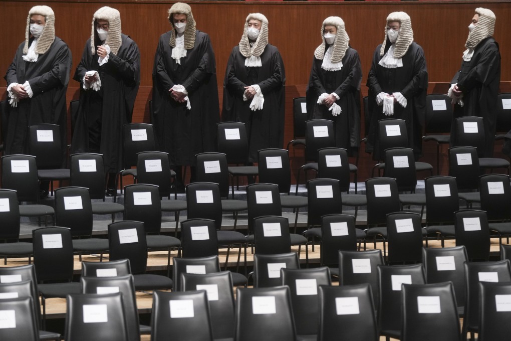 The ceremonial opening of the 2023 legal year at City Hall in Central. Photo: Sam Tsang