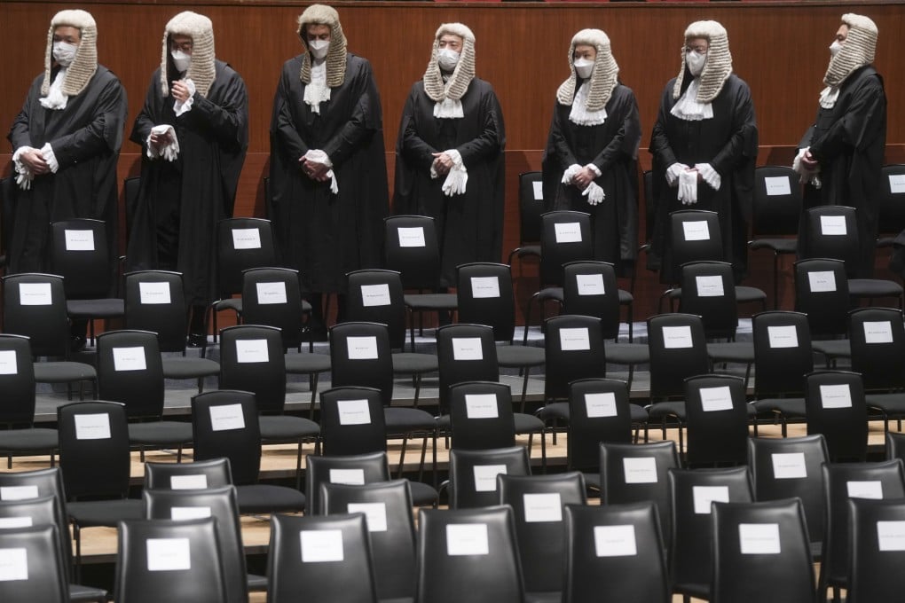 The ceremonial opening of the 2023 legal year at City Hall in Central. Photo: Sam Tsang