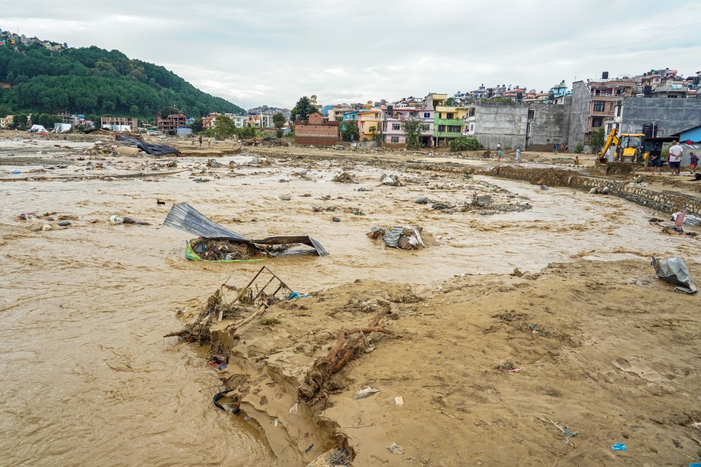 Torrential rain in September 2024 led to widespread flooding in southern Kathmandu, the capital of Nepal, which caused US$33 billion worth of damage. Photo: Shutterstock