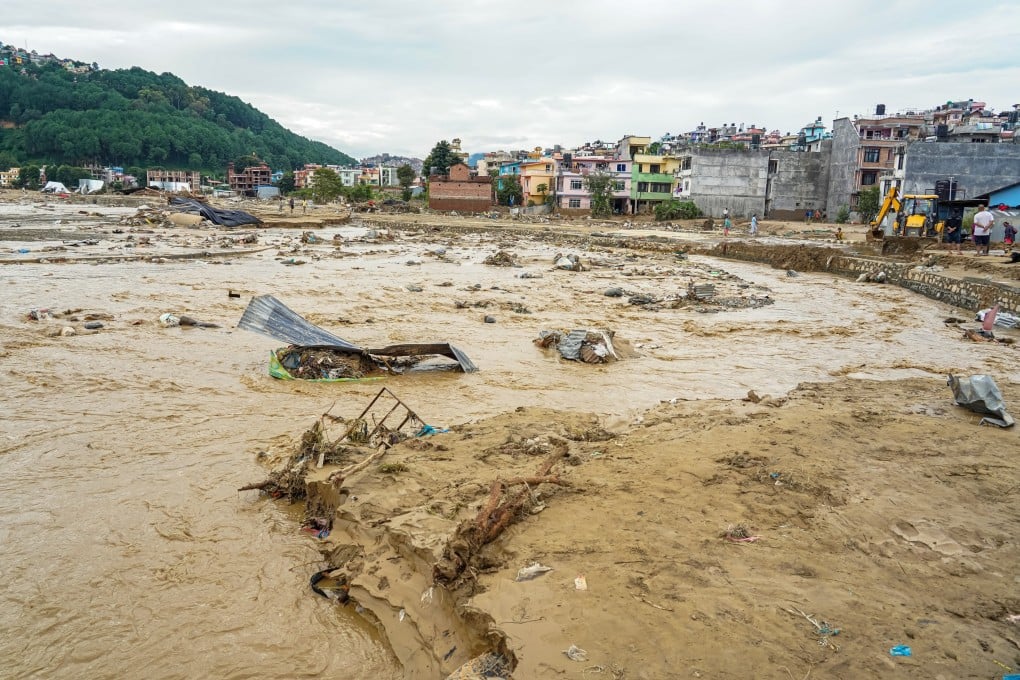 Torrential rain in September 2024 led to widespread flooding in southern Kathmandu, the capital of Nepal, which caused US$33 billion worth of damage. Photo: Shutterstock