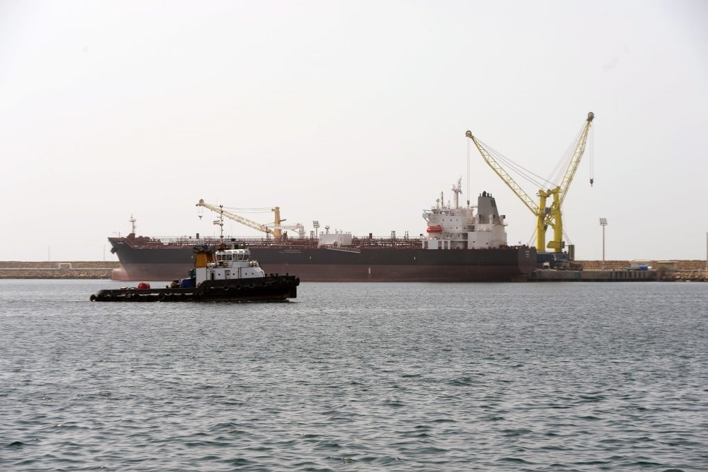 A cargo vessel is seen at Chabahar port during an inauguration ceremony for the first export convoy to India via Iran in Chabahar, Iran on February 25, 2019. Photo: Getty Images