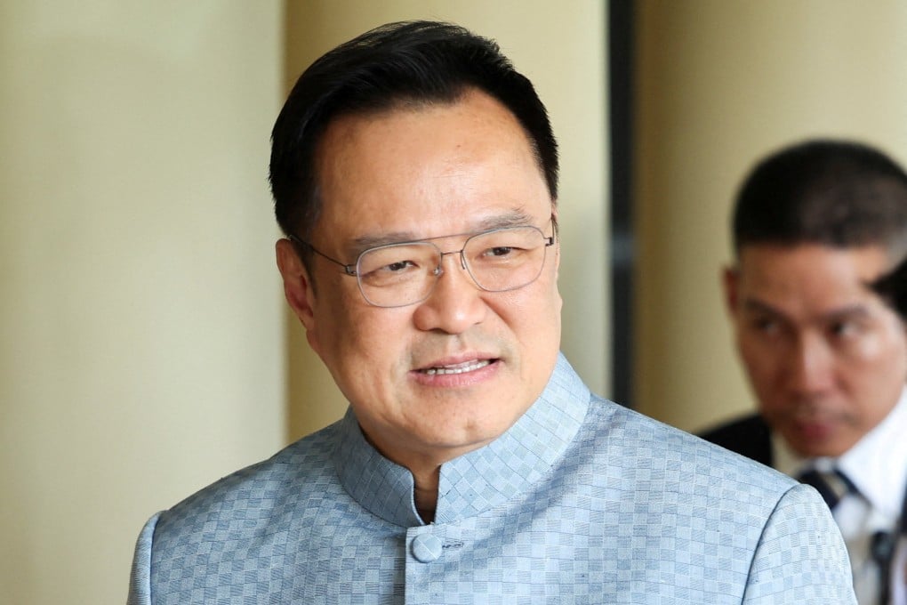 Thailand’s Prime Minister Anutin Charnvirakul arrives ahead of a royal oath-taking ceremony in Bangkok on Wednesday. Photo: Reuters