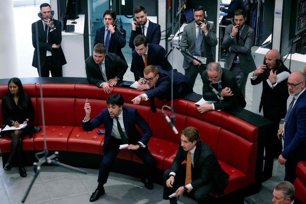The London Metal Exchange on March 11. In the age of high-frequency and online trading, dozens of traders in suits continue to rant and rave in Europe’s last open outcry trading pit. Photo: AFP