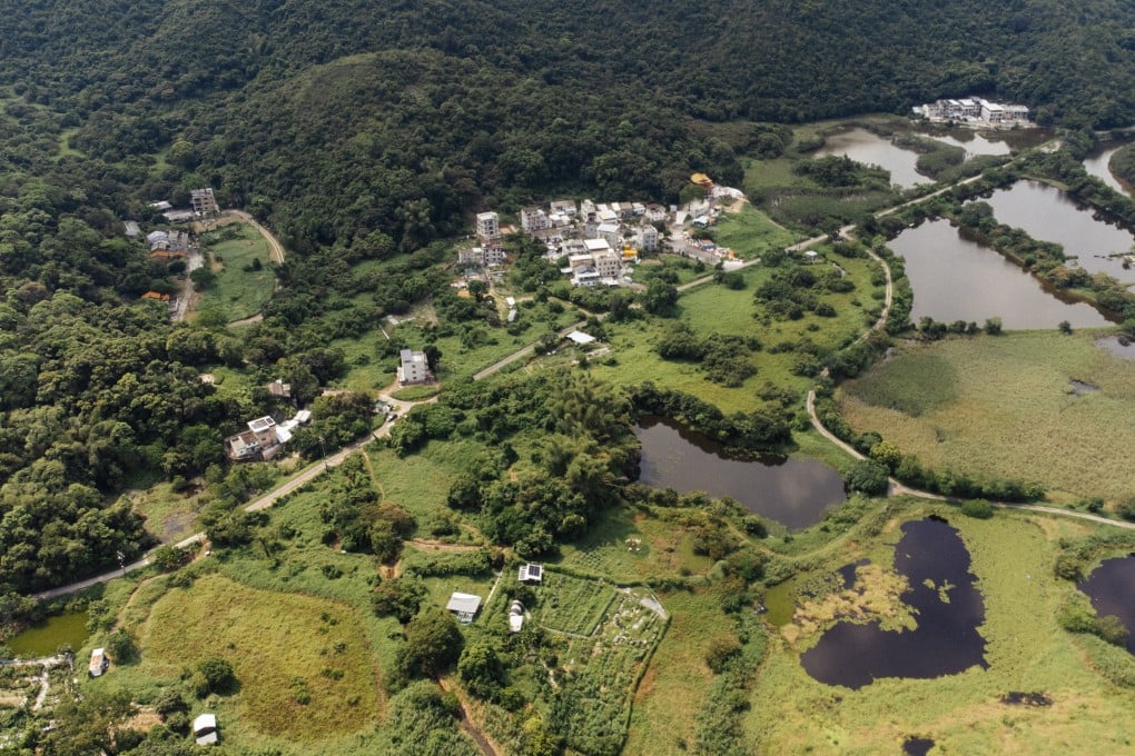 An aerial shot of Nam Chung, in the northeastern New Territories of Hong Kong. Photo: Alexander Mak