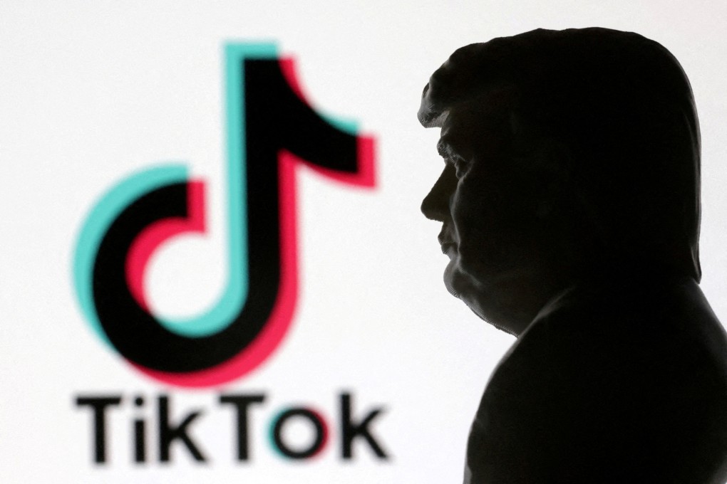 A 3D-printed miniature model of US President Donald Trump and TikTok logo are seen in this illustration created on January 15, 2025. Photo: Reuters