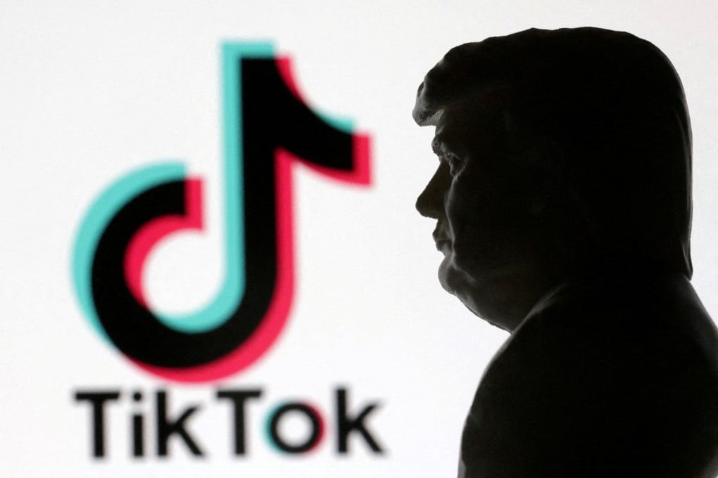A 3D-printed miniature model of US President Donald Trump and TikTok logo are seen in this illustration created on January 15, 2025. Photo: Reuters