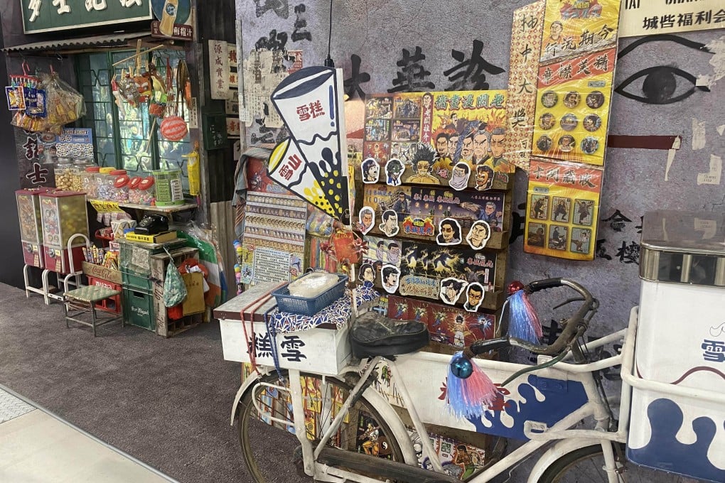 A nostalgic old street is part of the Hong Kong Tourism Board’s booth at the Tourism Expo Japan in Nagoya. Photo: Julian Ryall