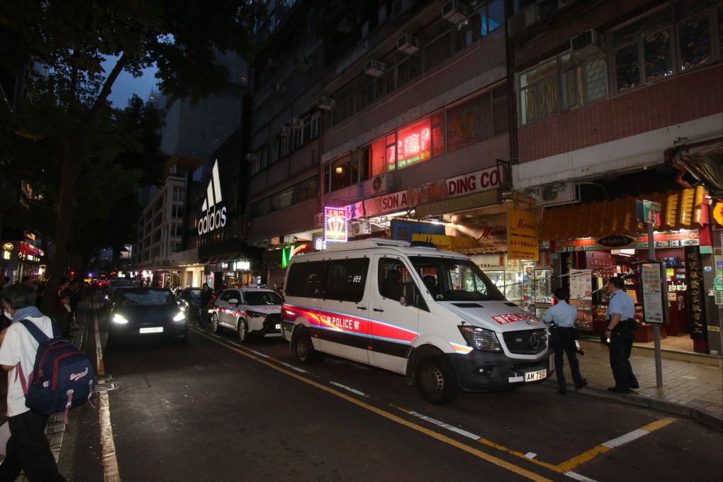 The shop in Tsim Sha Tsui was targeted at about 5.30pm on Sunday. Photo: Handout