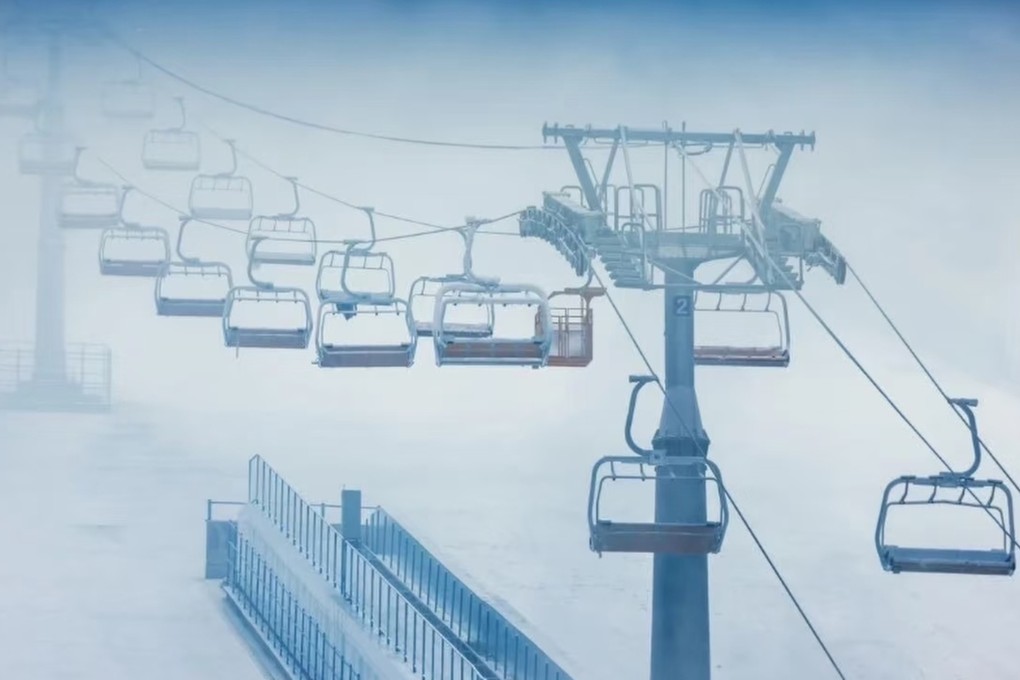 Qianhai Huafa Snow World, which is being touted as the world’s largest indoor ski resort, is set to open on Monday. Photo: Handout