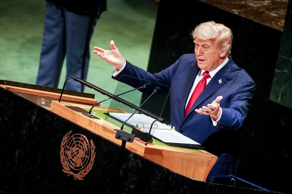 US President Donald Trump speaks at the general debate of the UN General Assembly on September 23 in New York. Photo: dpa
