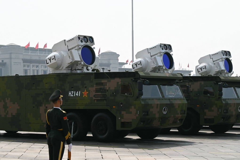 LY-1 laser weapons were unveiled at China’s military parade on September 3 marking the 80th anniversary of victory over Japan and the end of World War II. Photo: AFP