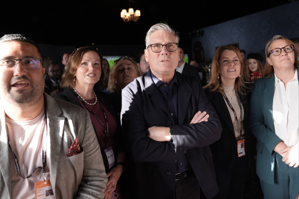 UK Prime Minister Sir Keir Starmer, centre. Photo: PA Wire / dpa
