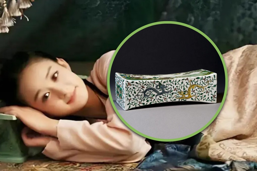 Ancient porcelain pillows in China puzzle many today because they defy comfort stereotypes. Photo: SCMP composite/Sohu