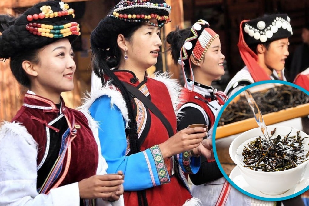 China’s Derung ethnic minority performs a marriage custom which involves the elaborate brewing of tea, the drinking of or not signals whether a proposal is accepted or rejected. Photo: SCMP composite/Shutterstock/wenlvnews.com