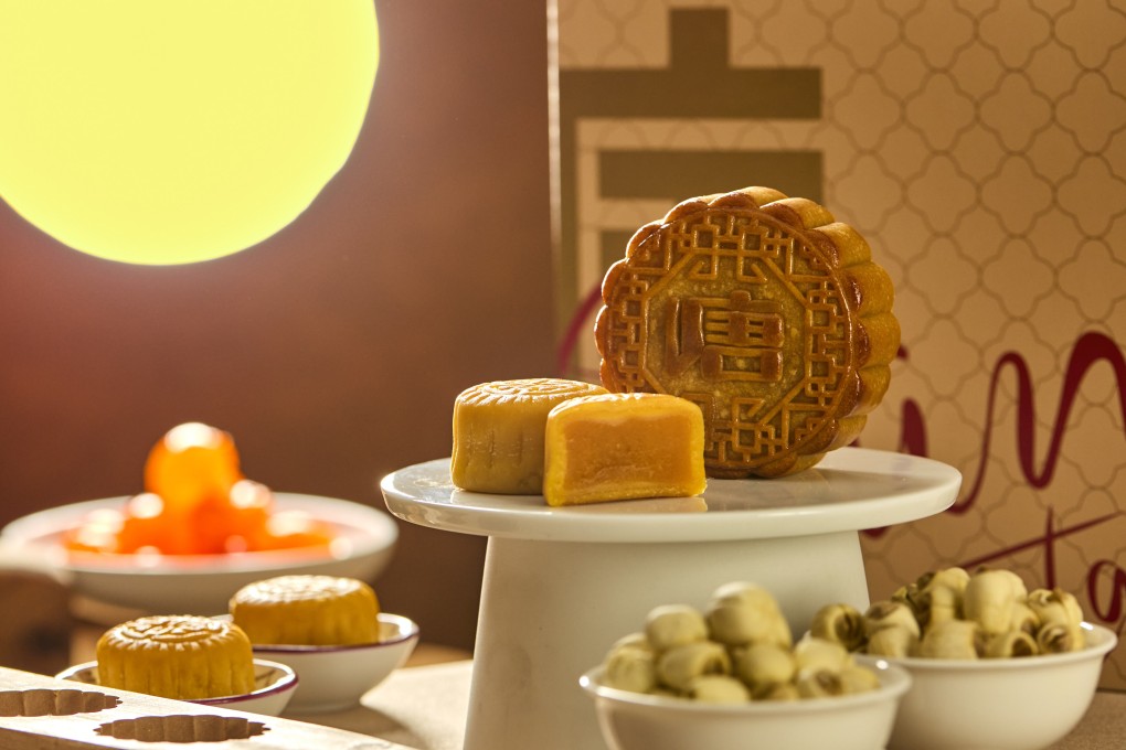 The golden serenade mooncake collection from China Tang, a Chinese restaurant in Hong Kong. Photo: China Tang