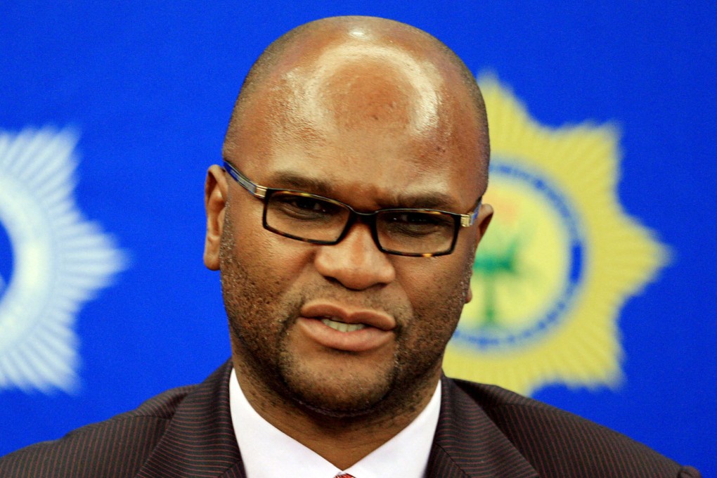 Nathi Mthethwa, who was then South Africa’s minister of police in 2014. File photo: AFP