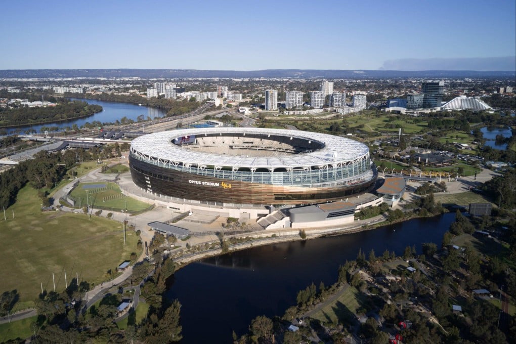 Hosts Australia will kick off the 2027 Rugby World Cup on October 1 at Perth Stadium in Western Australia, against a team to be determined. Photo: AFP