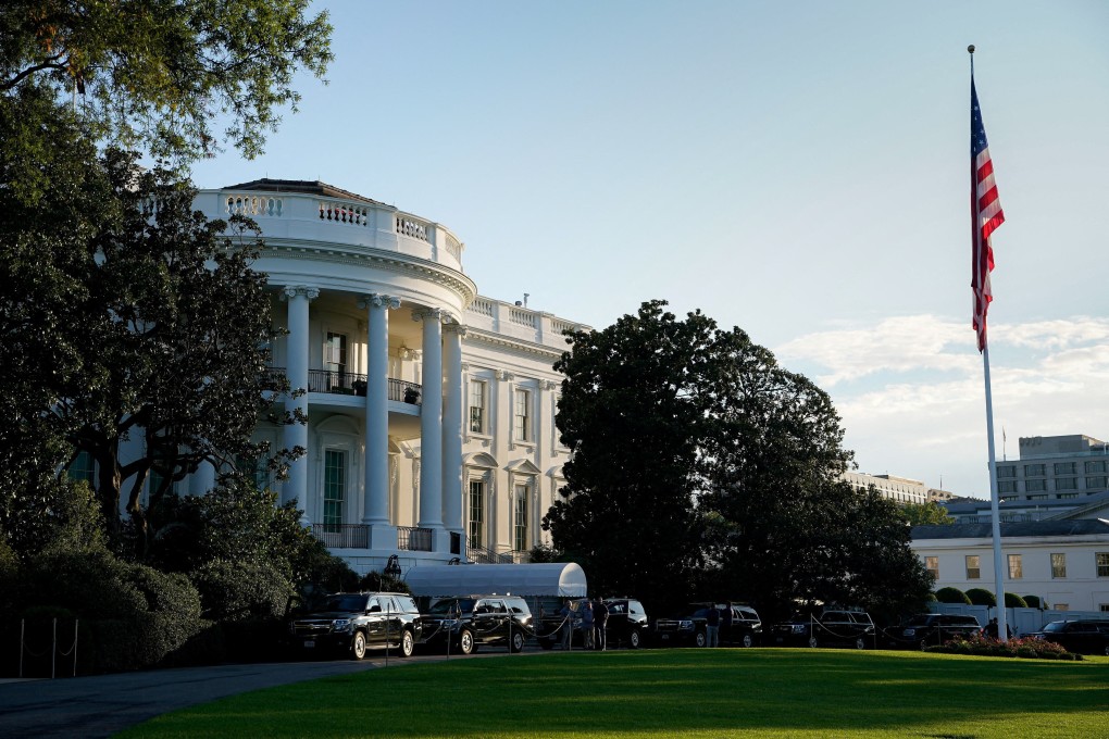 The motorcade is parked outside the White House in Washington, DC, on September 28. Photo: Reuters