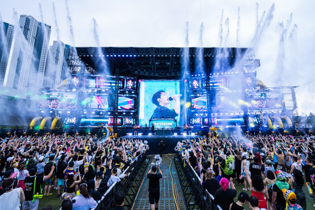 A K-pop performance at the Waterbomb Hong Kong festival in 2024. Photo: Handout