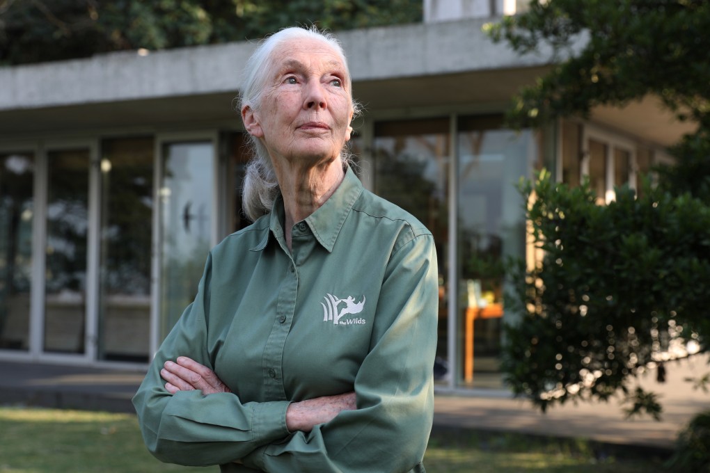 The late Jane Goodall at Kadoorie Farm and Botanic Garden in 2018. Photo: Nora Tam
