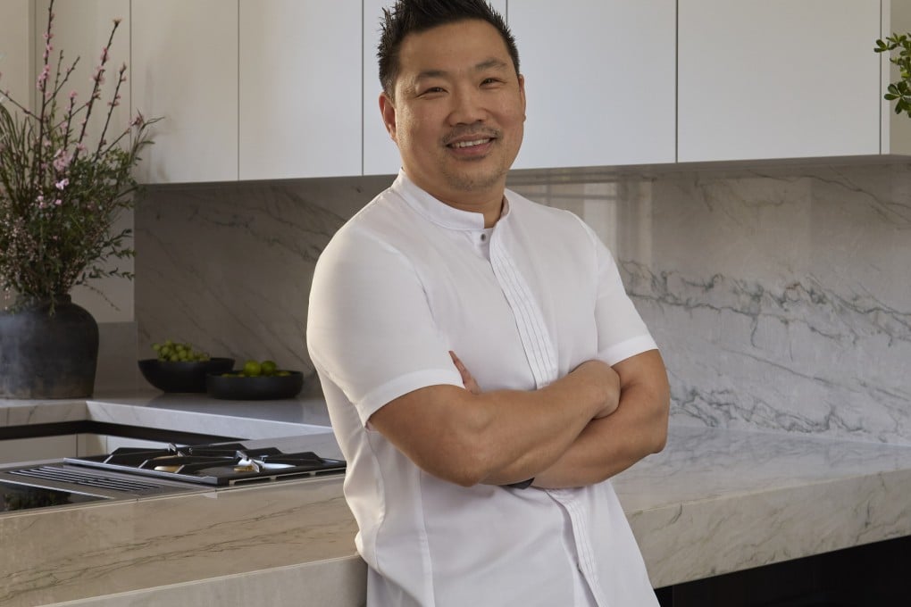 Andrew Wong poses in his home kitchen, the setting for his new YouTube cooking series, where he provides home cooks with the essential skills of Chinese cooking. Photo: A.Wong