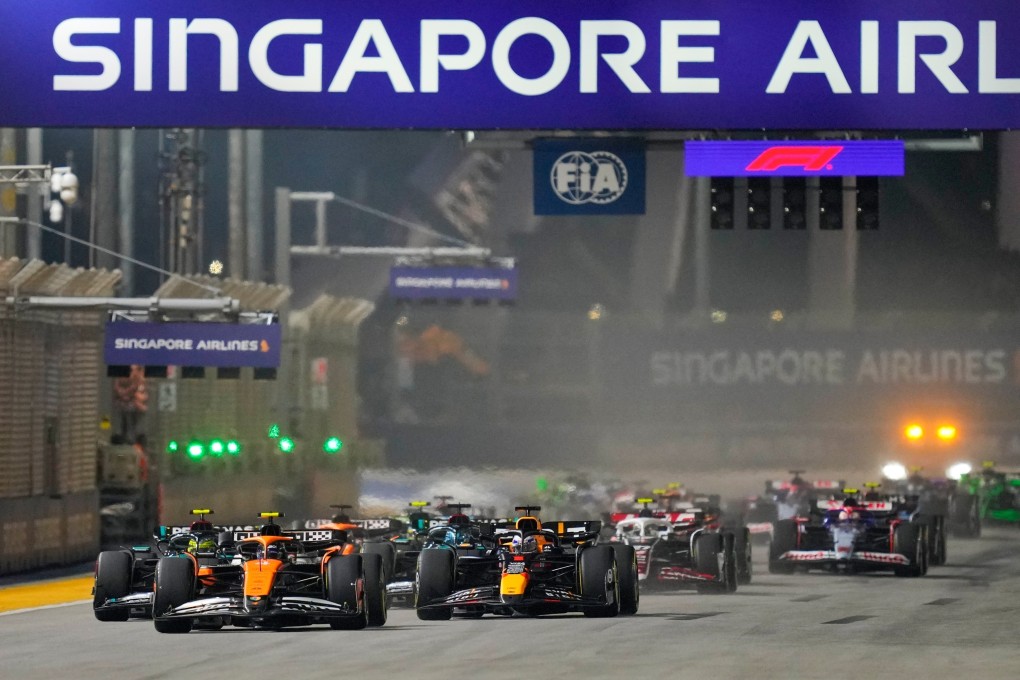 This weekend’s Singapore Grand Prix has been the first F1 race to be declared a heat hazard. Photo: AP