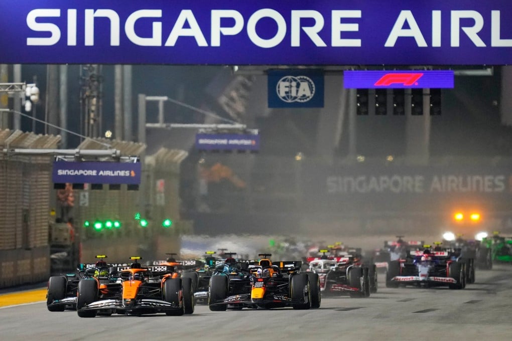 This weekend’s Singapore Grand Prix has been the first F1 race to be declared a heat hazard. Photo: AP