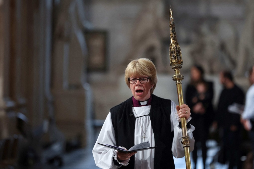 The Bishop of London, Sarah Mullally attends a Service of Prayer and Reflection for Britain’s Queen Elizabeth II in London on September 9, 2022, a day after her death at the age of 96. Photo: AFP