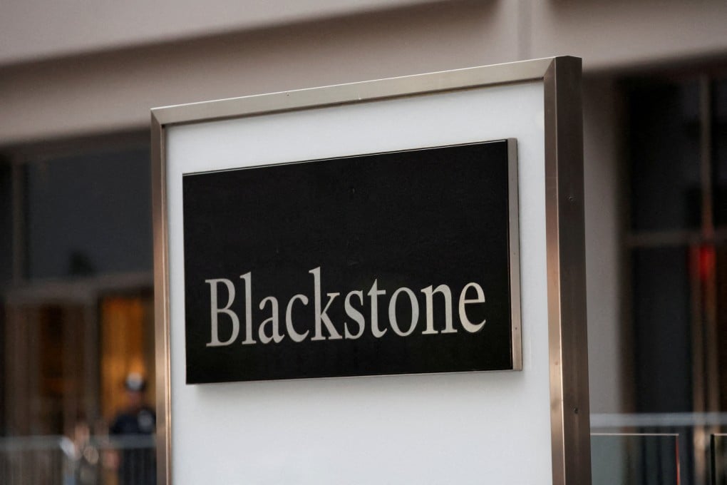 The logo of Blackstone is pictured in New York City on July 29, 2025. Photo: Reuters