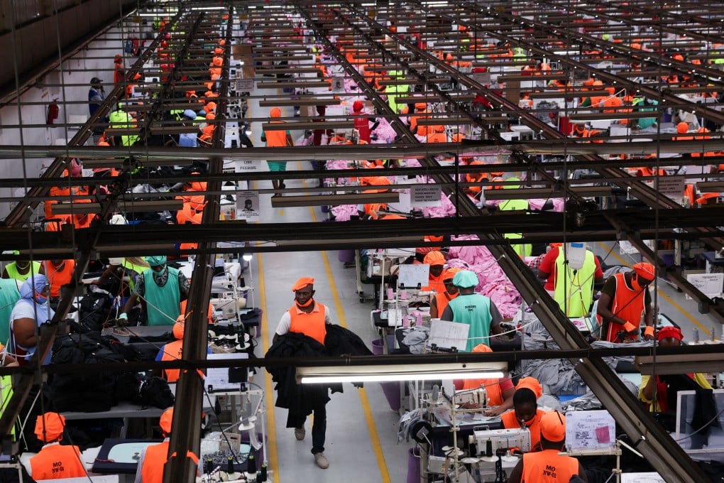 Kenyan workers at an export processing zone prepare garments for shipping. With the future of a long-standing US trade pact in doubt, African countries are looking to China as they reassess commercial ties. Photo: Reuters