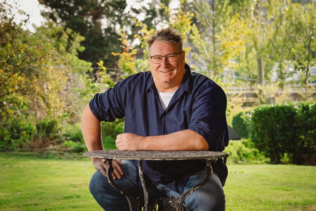 Angus Donald at his house in Kent, UK, last month. Photo: James Clarke