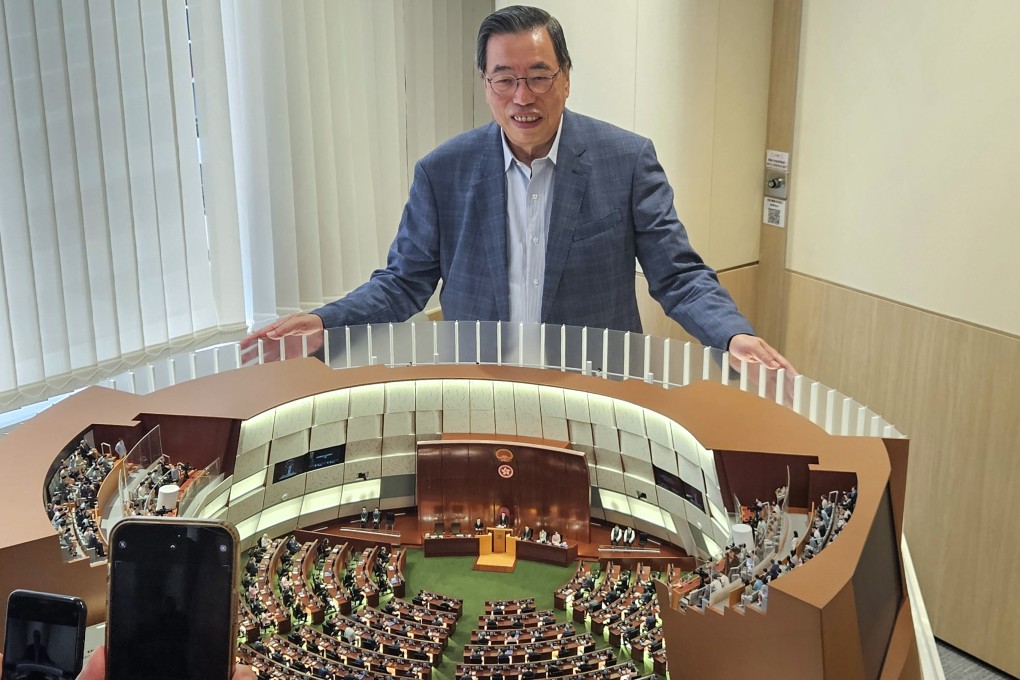 Legislative Council president Andrew Leung, 74, has said he will not seek re-election in December after serving nine years in the role. Photo: Leopold Chen