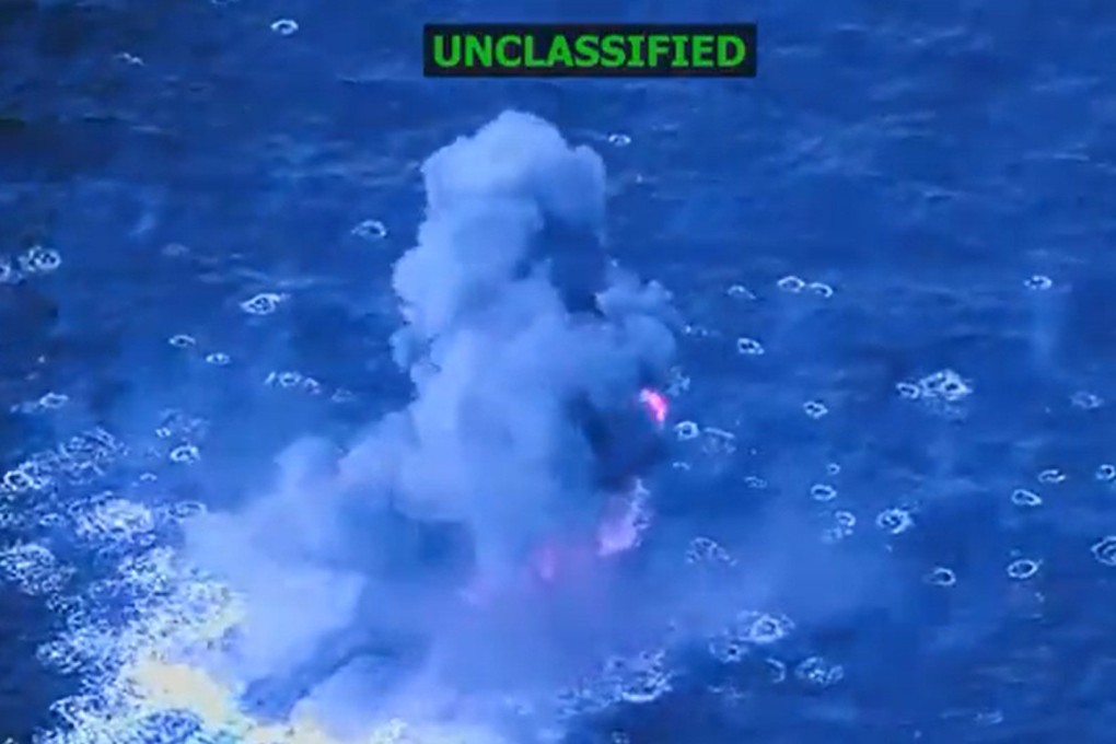 US Defence Secretary Pete Hegseth shared a video on social media showing a strike on an alleged drug boat. Photo: X/PeteHegseth