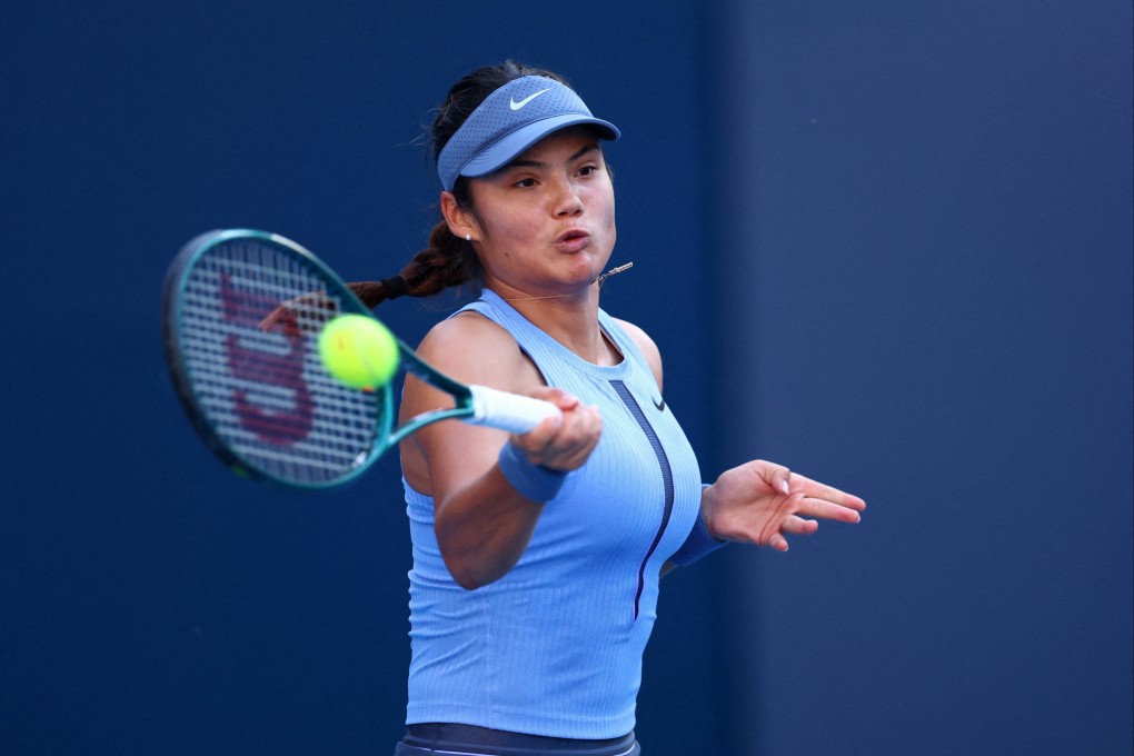 Britain’s Emma Raducanu will make her Wuhan Open debut with a match against American Ann Li. Photo: Reuters