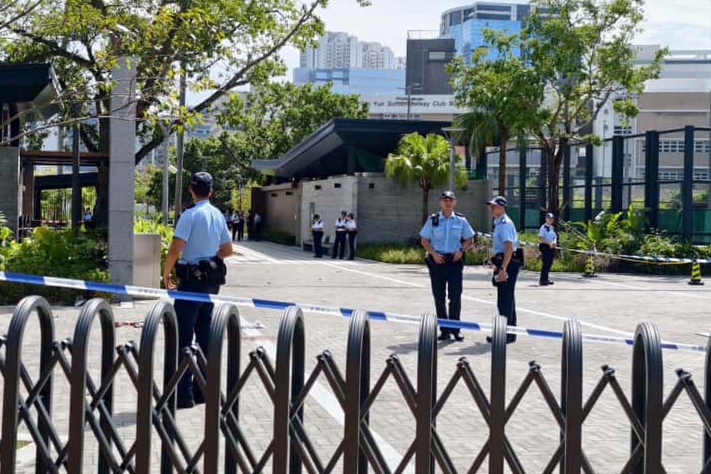 The attack occurred in Hoi Sham Park in To Kwa Wan on Saturday. Photo: Handout