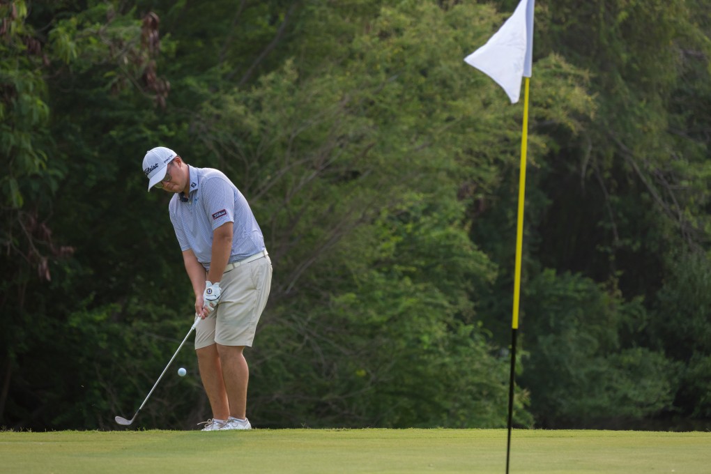 Sampson Zheng finished tied for 19th at the Asian Tour’s Jakarta International Championship at Damai Indah Golf on Sunday. Photo: Asian Tour