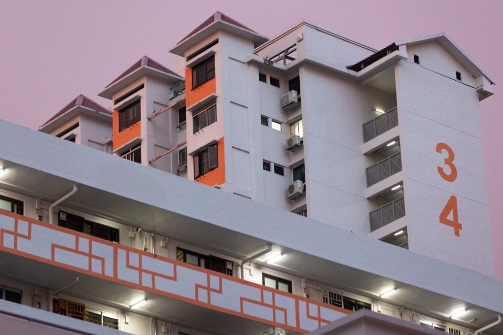A view of a residential building in Singapore’s Chinatown with Housing and Development Board flats. Photo: Getty Images