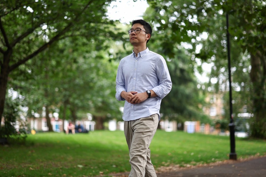 Former Hong Kong lawmaker and pro-democracy activist Nathan Law in London on August 18, 2023. Photo: AFP