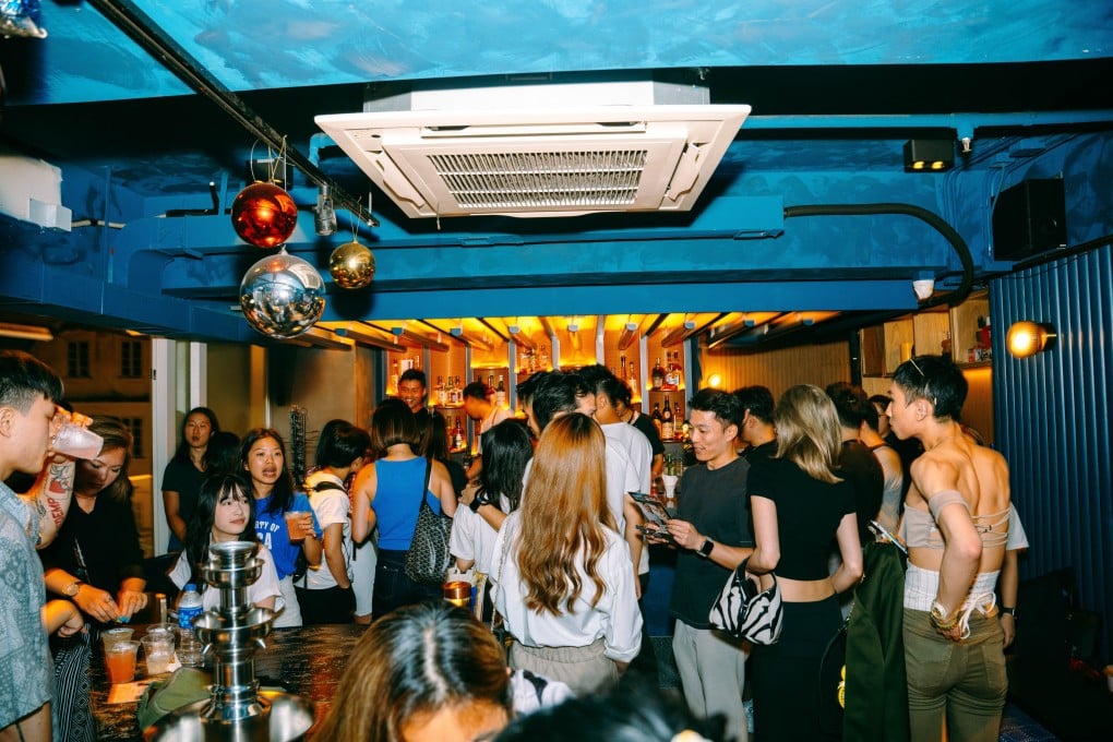 A crowd of patrons at Thirsty Shaker in Hong Kong. Photo: Handout