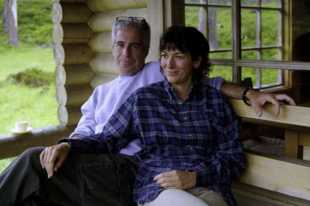 An undated trial evidence image obtained in December 2021 shows British socialite Ghislaine Maxwell and US financier Jeffrey Epstein. 
Photo: US District Court for the Southern District of New York/AFP
